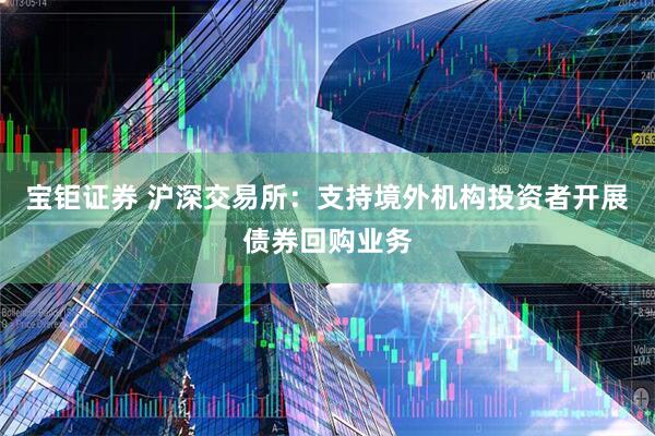 宝钜证券 沪深交易所：支持境外机构投资者开展债券回购业务
